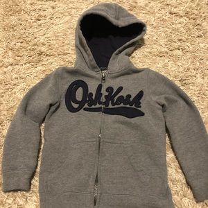 Osh Kosh size 5 zip up hoodie sweat jacket